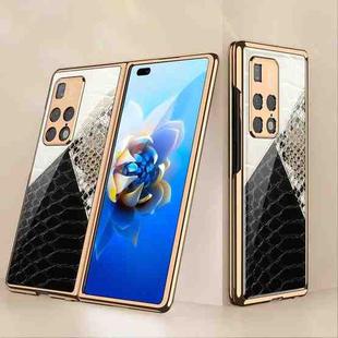 For Huawei Mate X2 GKK Electroplating Painted Glass Phone Case(01)