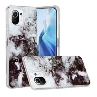 For Xiaomi Mi 11 Lite Marble Pattern Soft TPU Protective Case(Black White)