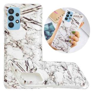 For Samsung Galaxy A32 4G Marble Pattern Soft TPU Protective Case(White)