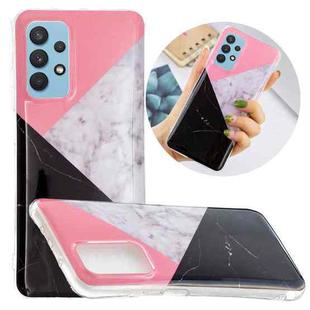 For Samsung Galaxy A32 4G Marble Pattern Soft TPU Protective Case(Tricolor)