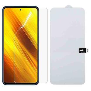 For Xiaomi Poco X3 Full Screen Protector Explosion-proof Hydrogel Film