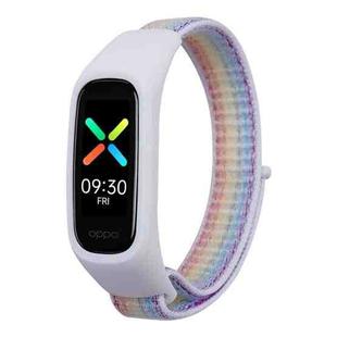 For OPPO Watch Nylon Watch Band(Colorful)