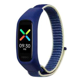 For OPPO Watch Nylon Watch Band(Ice Blue)