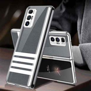 For Xiaomi Mi Mix Fold GKK Electroplating Painted Glass Phone Case(Four Strips)