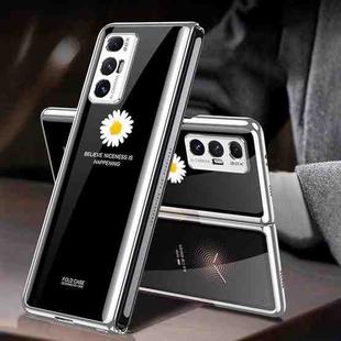 For Xiaomi Mi Mix Fold GKK Electroplating Painted Glass Phone Case(Daisy)