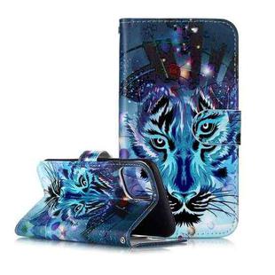 For Samsung Galaxy A22 5G Oil Embossed Pattern Horizontal Flip PU Leather Case with Holder & Card Slots & Wallet & Lanyard(Tiger)