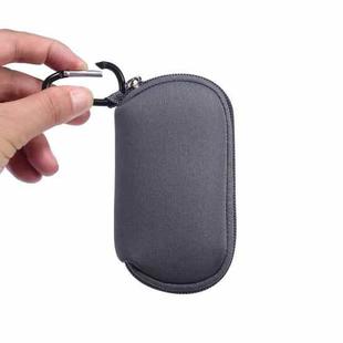 Mini Elastic Waterproof Nylon Earphone Protective Bag for AirPods Pro, with Hook(Grey)