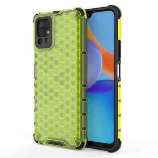 For Honor Play 5T Youth Shockproof Honeycomb PC + TPU Case(Green)