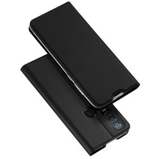 For Moto One Action DUX DUCIS Skin Pro Series Horizontal Flip PU + TPU Leather Case, with Holder & Card Slots(Black)