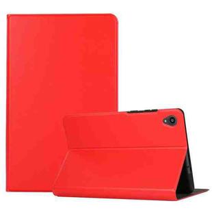 For Lenovo Tab M8 8705/8505 Voltage Craft Texture TPU Horizontal Flip Protective Case with Holder(Red)