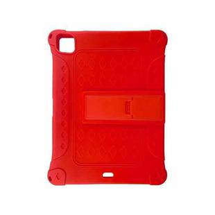 All-inclusive Silicone Shockproof Case with Holder For iPad Pro 11 2021 / 2020 / Air 2020 10.9(Red)