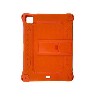 All-inclusive Silicone Shockproof Case with Holder For iPad Pro 12.9 2021 / 2020(Orange)