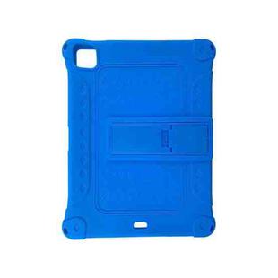 All-inclusive Silicone Shockproof Case with Holder For iPad Pro 12.9 2021 / 2020(Blue)