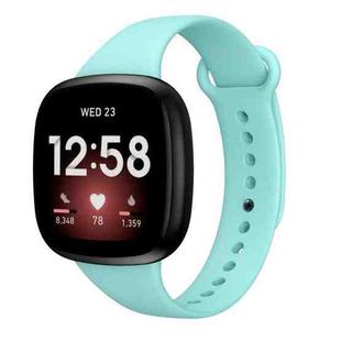 For Fitbit Versa 3 Silicone Watch Band(Mint Green)