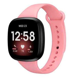 For Fitbit Versa 3 Silicone Watch Band(Pink)