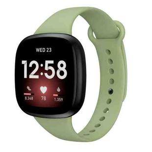 For Fitbit Versa 3 Silicone Watch Band(Matcha Green)