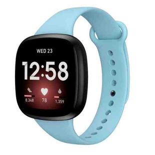 For Fitbit Versa 3 Silicone Watch Band(Light Blue)