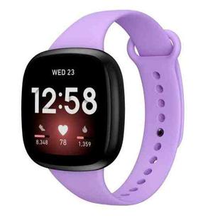 For Fitbit Versa 3 Silicone Watch Band(Purple)