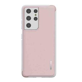 For Samsung Galaxy S21 Ultra wlons PC + TPU Shockproof Protective Case(Pink)