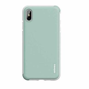 For iPhone X / XS wlons PC + TPU Shockproof Protective Case(Green)