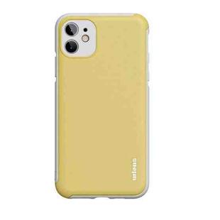 For iPhone 11 wlons PC + TPU Shockproof Protective Case (Yellow)