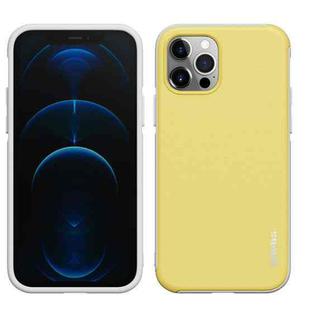 For iPhone 12 Pro Max wlons PC + TPU Shockproof Protective Case(Yellow)