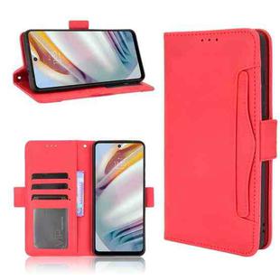 For Motorola Moto G40 Fusion / Moto G60 Skin Feel Calf Pattern Horizontal Flip Leather Case with Holder & Card Slots & Photo Frame(Red)