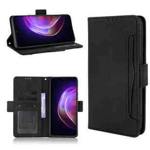 For vivo V21 5G / 4G Skin Feel Calf Pattern Horizontal Flip Leather Case with Holder & Card Slots & Photo Frame(Black)