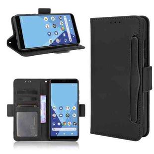 For Wiko Y51 / Sunny 5 Lite Skin Feel Calf Pattern Horizontal Flip Leather Case with Holder & Card Slots & Photo Frame(Black)