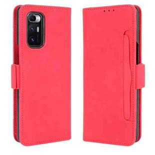 For Xiaomi Mi Mix Fold Skin Feel Calf Pattern Horizontal Flip Leather Case with Holder & Card Slots & Photo Frame(Red)