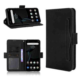 For ZTE Libero 5G Skin Feel Calf Pattern Horizontal Flip Leather Case with Holder & Card Slots & Photo Frame(Black)