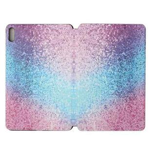 For Huawei Mate Pad 10.4 Dual-folding Coloured Drawing Voltage Horizontal Flip PU Leather Case with Holder & Sleep / Wake-up Function(Rainbow Sand)