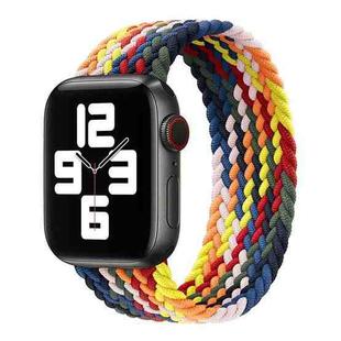 Rainbow Braided Single Loop Watch Band, Size: L 165mm For Apple Watch Ultra 49mm / Series 8&7 45mm / SE 2&6&SE&5&4 44mm / 3&2&1 42mm(Seven Colors)