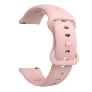20mm For Samsung Galaxy Watch Active 3 41mm Butterfly Buckle Silicone Watch Band(Pink)