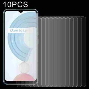 For OPPO Realme C21 / C31 10 PCS 0.26mm 9H 2.5D Tempered Glass Film