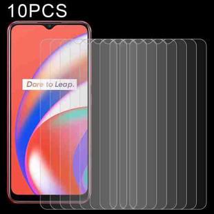 For OPPO Realme C12 10 PCS 0.26mm 9H 2.5D Tempered Glass Film