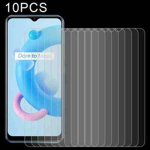 For OPPO Realme C20 10 PCS 0.26mm 9H 2.5D Tempered Glass Film