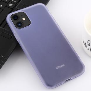 For iPhone 11 Shockproof Liquid Latex Soft Protective Case(Purple)