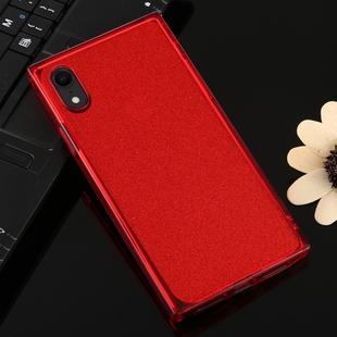 For iPhone XR Glitter Powder TPU Protective Case(Red)