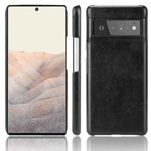 For Google Pixel 6 Pro Shockproof Litchi Texture PC + PU Case(Black)