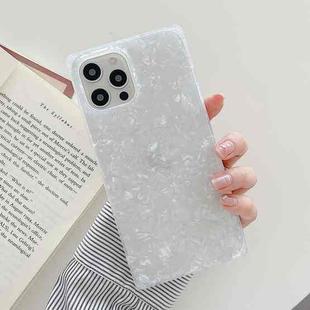 Shell Pattern Straight-Edge Soft TPU Protective Case For iPhone 11(White)