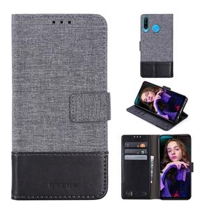 For Huawei P30 Lite MUXMA MX102 Horizontal Flip Canvas Leather Case with Stand & Card Slot & Wallet Function(Black)