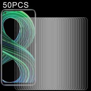 For OPPO Realme 8 5G / 8S 5G 50 PCS 0.26mm 9H 2.5D Tempered Glass Film
