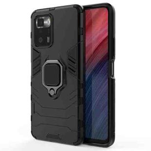 For Xiaomi Redmi Note 10 Pro 5G Shockproof PC + TPU Protective Case with Magnetic Ring Holder(Black)