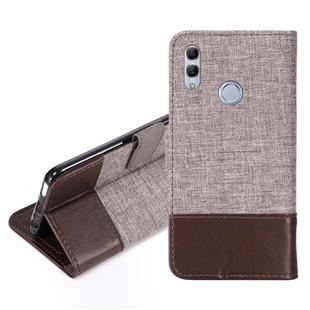 For Huawei Honor 10 Lite MUXMA MX102 Horizontal Flip Canvas Leather Case with Stand & Card Slot & Wallet Function(Brown)