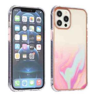 For iPhone 12 mini Star Sea Marble Pattern TPU Protective Case (Green Yarn Powder)