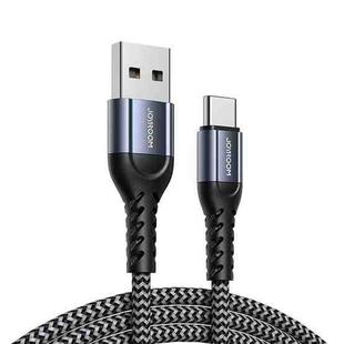 JOYROOM N10 3 in 1 King Kong Series 3A USB to USB-C / Type-C Aluminum Alloy Data Cable, Length: 0.25m+1.2m+2m(Gray)