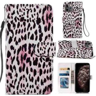 Painted Pattern Horizontal Flip Leather Case with Holder & Card Slots & Photo Frame For iPhone 11 Pro Max(Leopard)