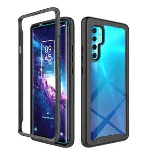 For TCL 20 Pro 5G Starry Sky Solid Color Series Shockproof PC + TPU Case(Black)