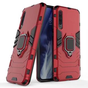 For Xiaomi 9 Pro Shockproof PC + TPU Case with Magnetic Ring Holder(Red)